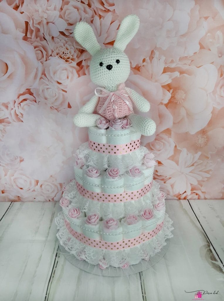 mähkmetort parim kingitus beebile amigurumi jänesega