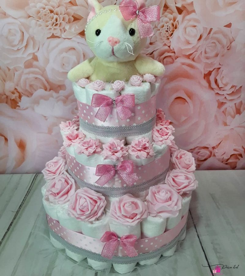 mähkmetort parim kingitus beebile sõbraga kassiga parim kingitus beebile on mähkmetort