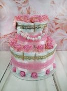 roosa väike mähkmetort