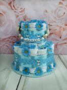 sinine väike mähkmetort karukestega 4