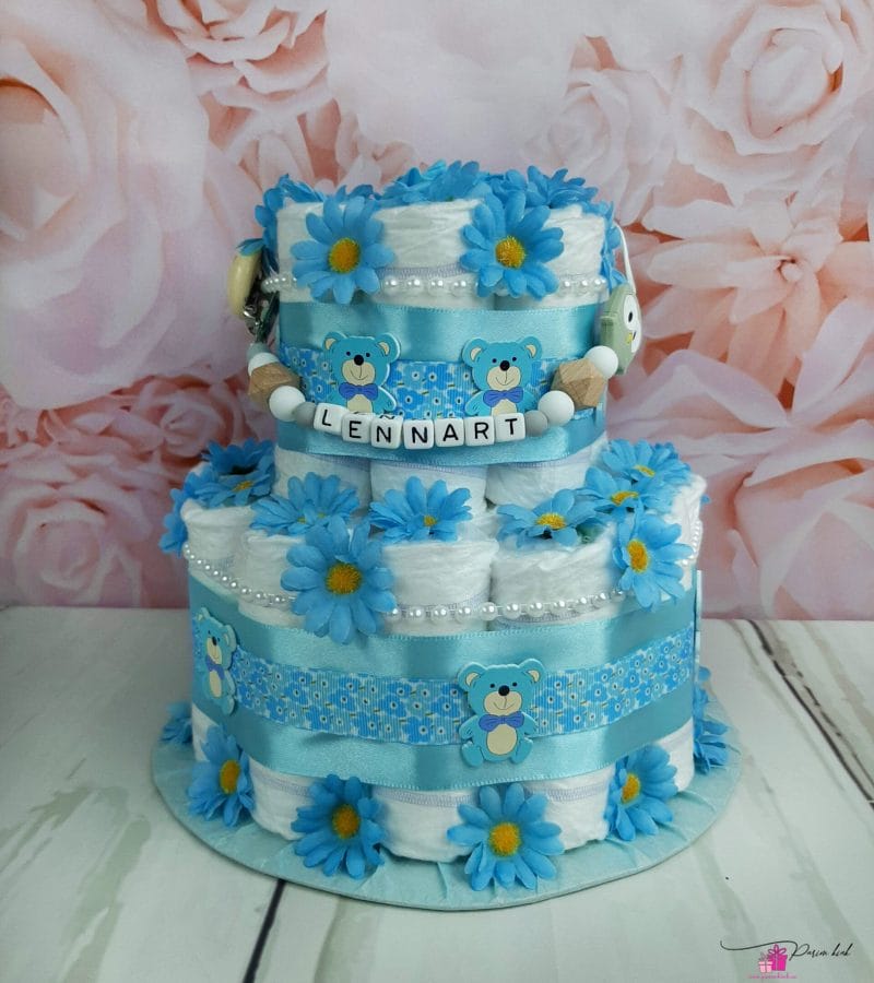 sinine väike mähkmetort karukestega 4 sinine väike mähkmetort karukestega 4