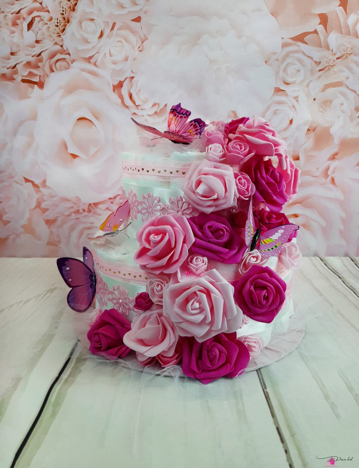 Roosa Mähkmetort Roosidega 1