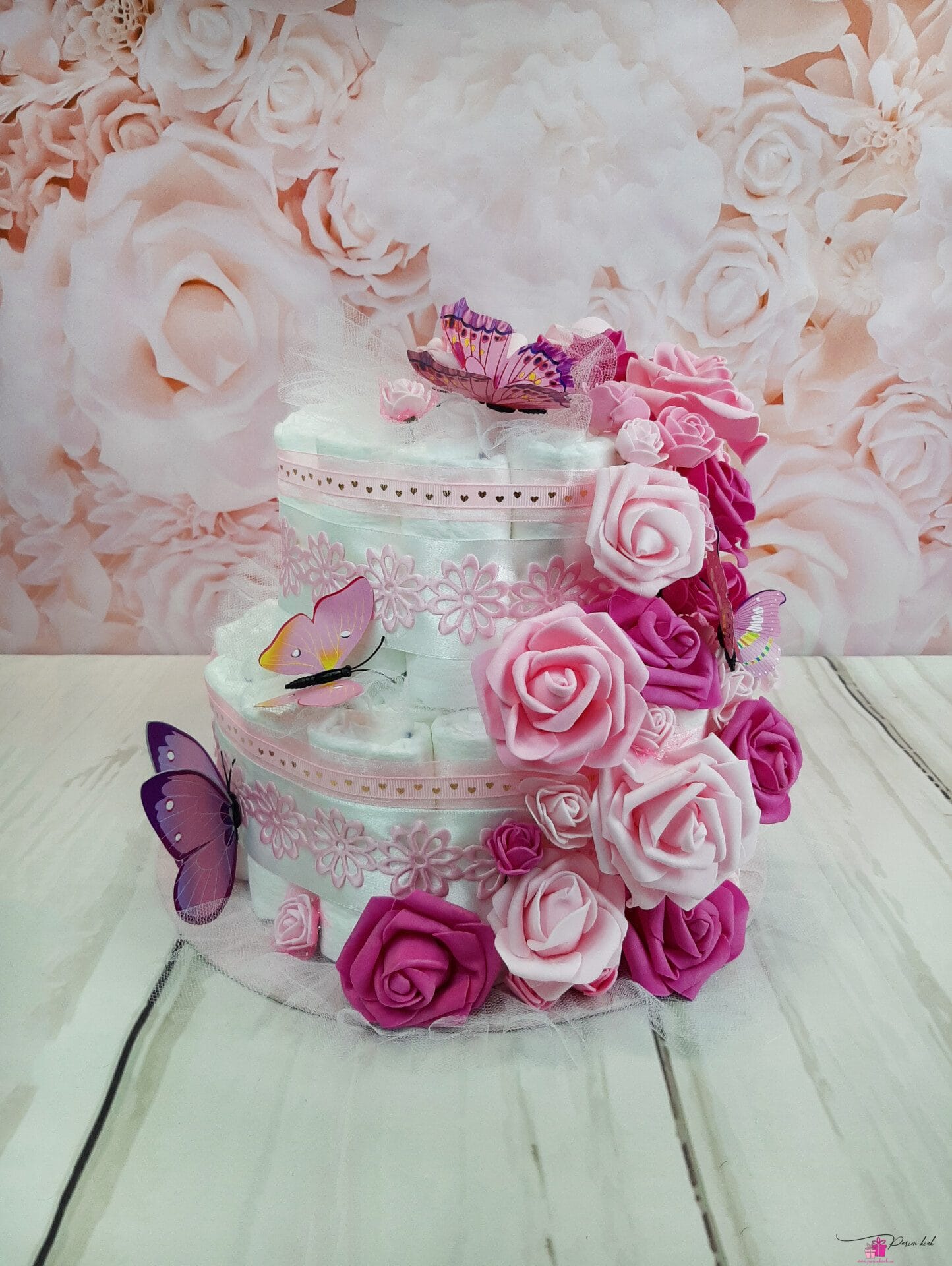 Roosa Mähkmetort Roosidega 3