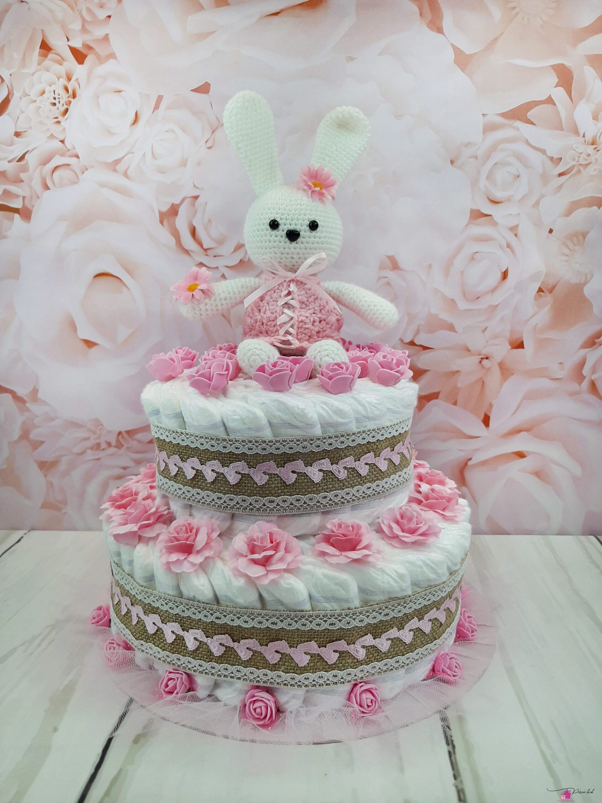 Roosa Mähkmetort Käsitöö Jänesega