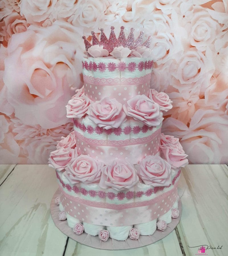 Roosa Mähkmetort Printsessile