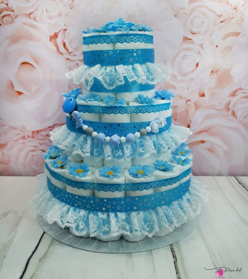 Sinine Satsidega Mähkmetort Lutiketiga