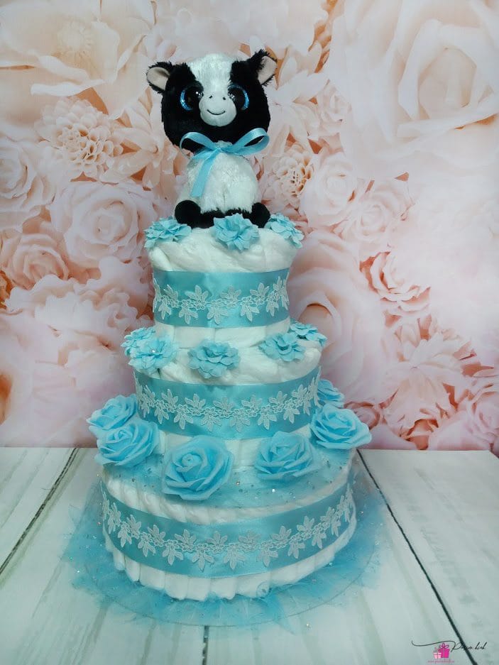 Helesinine mähkmetort kitsekesega Helesinine mähkmetort kitsekesega