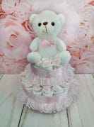 Heleroosa mähkmetort karuga