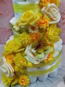 Kollane Mähkmetort Papudega 1