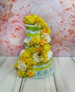 Kollane Mähkmetort Papudega värvid