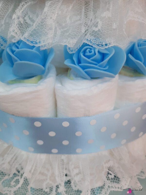 Sinine mähkmetort prints lutiketiga 6