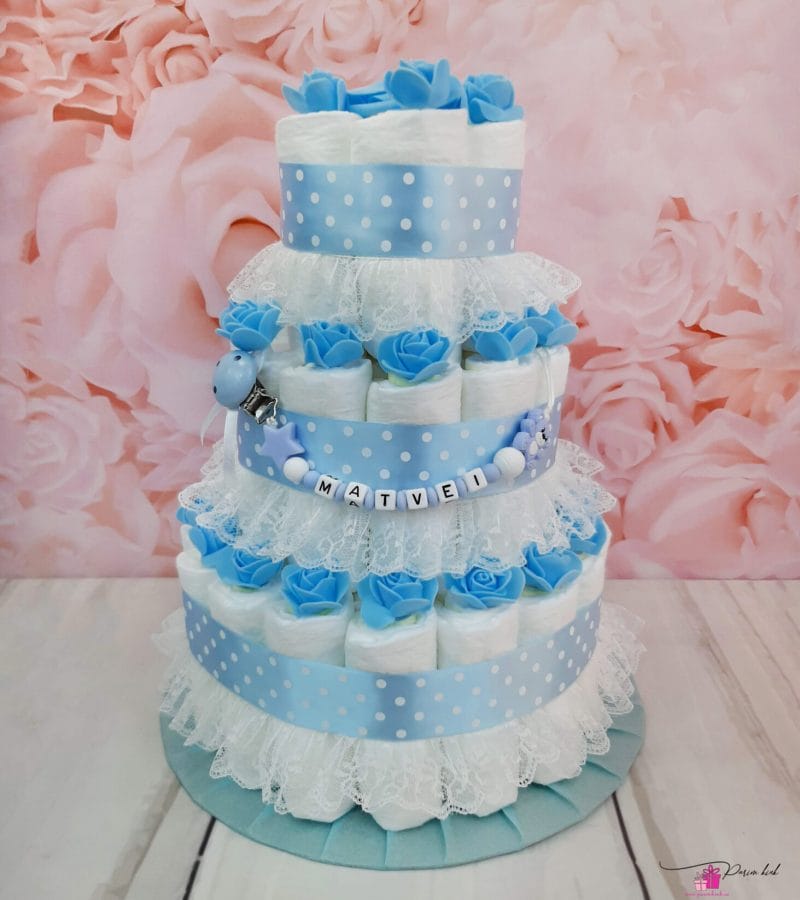 Sinine mähkmetort prints lutiketiga 7