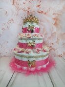 Tumeroosa Mähkmetort Krooniga