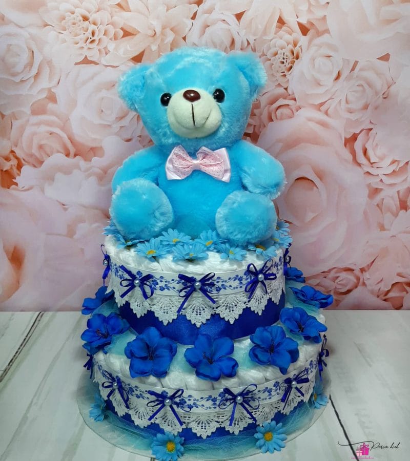 kahekorruseline mähkmetort led karuga