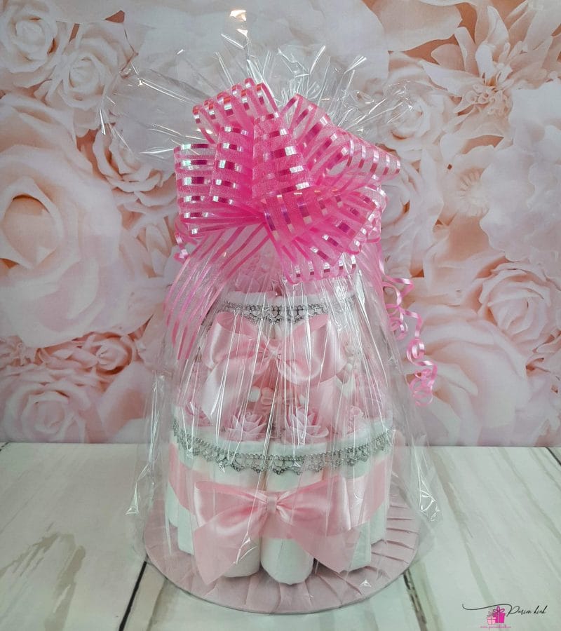 Roosa Väike Mähkmetort Lipsudega 6 Roosa Väike Mähkmetort Lipsudega 6