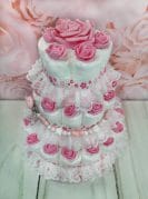 Roosa mähkmetort lutiketiga 2