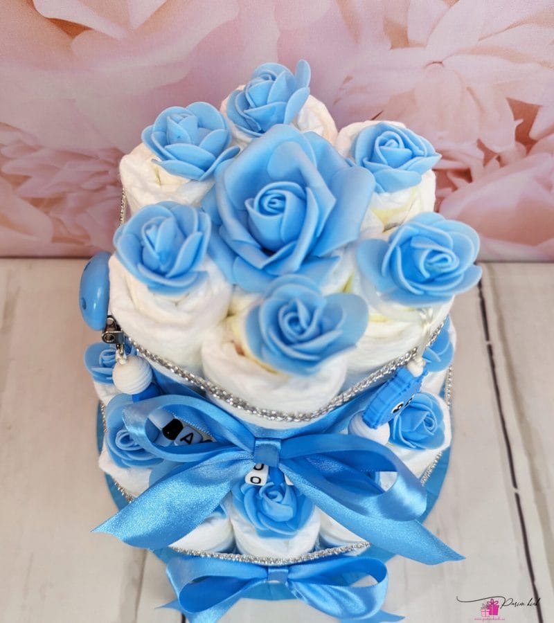 Sinine Väike Mähkmetort Lipsudega 14 Sinine Väike Mähkmetort Lipsudega 14