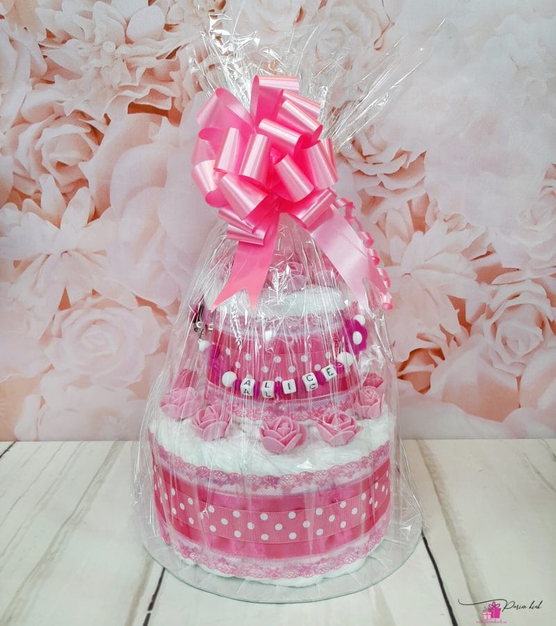 Tumeroosa Väike Mähkmetort lutiketiga 3 Tumeroosa Väike Mähkmetort lutiketiga 3