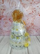 kollane mähkmetort lilledega 5