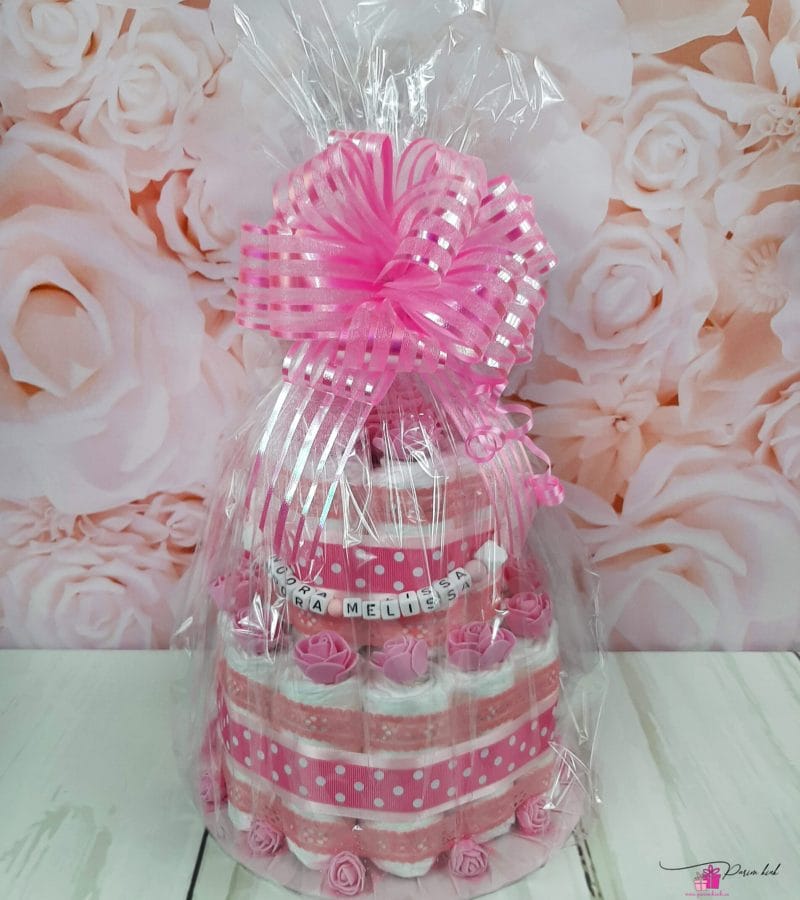 Roosa väike mähkmetort 1 Roosa väike mähkmetort 1