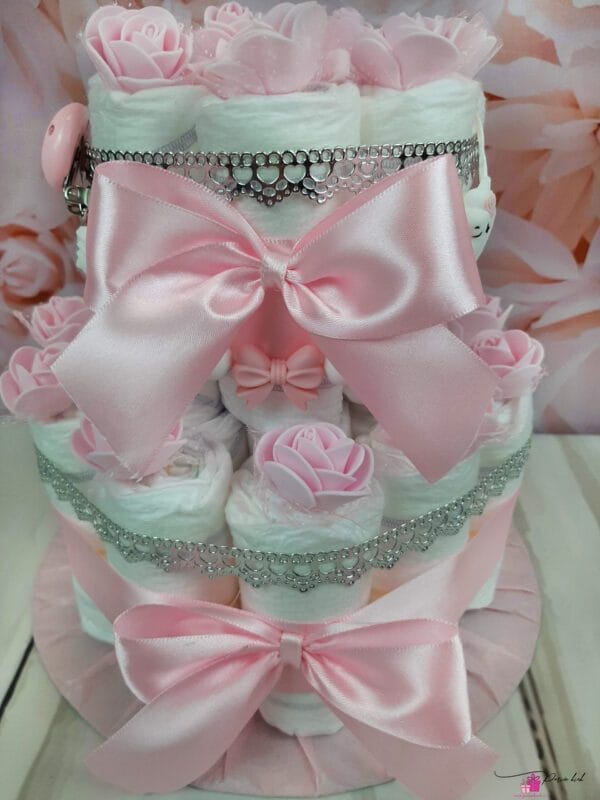 Roosa Väike Mähkmetort Lipsudega 1