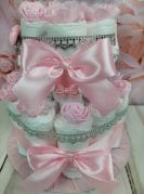 Roosa Väike Mähkmetort Lipsudega 1