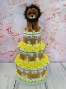 Kollane mähkmetort lõviga 2