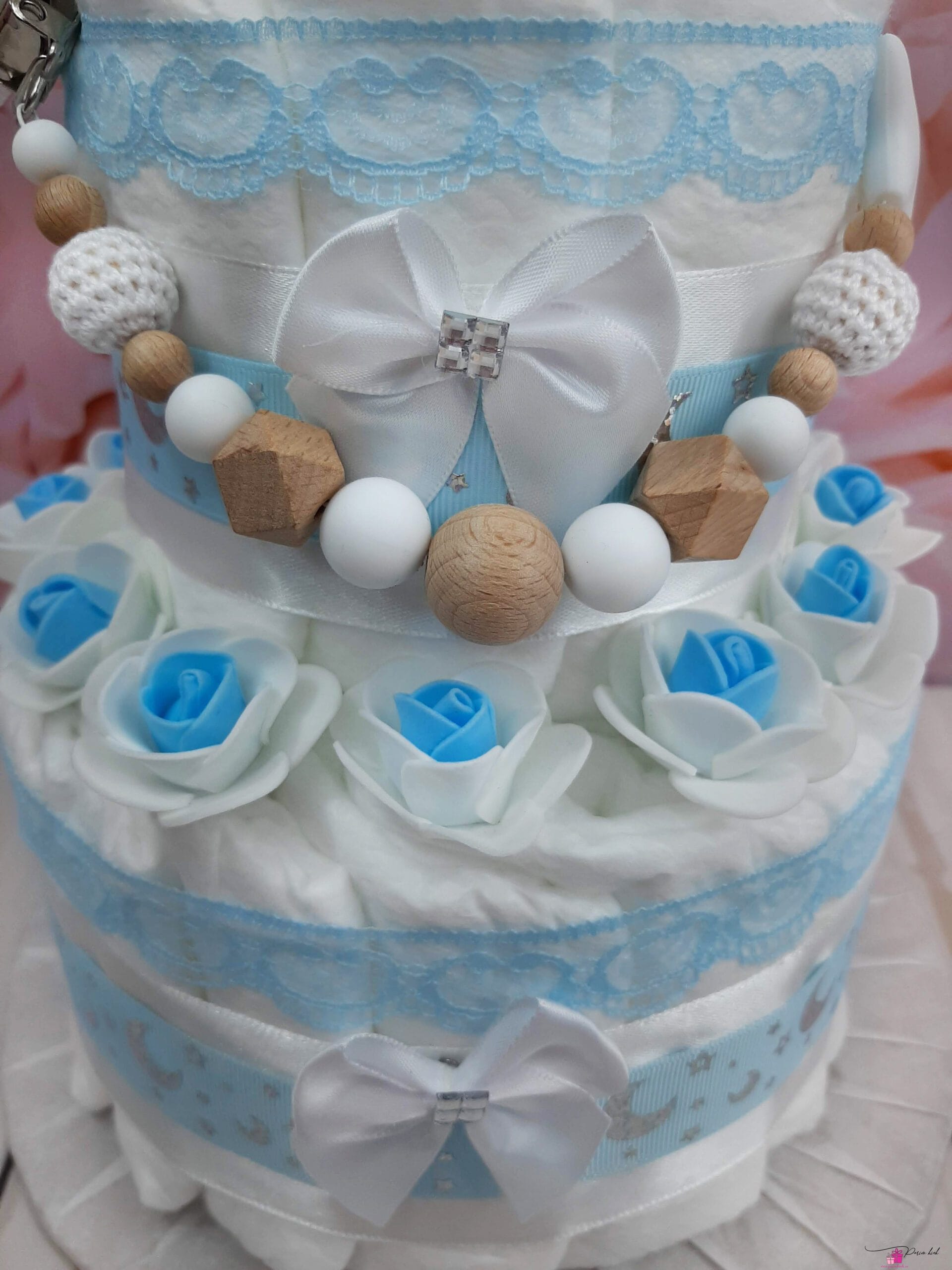 helesinine väike mähkmetort lutiketiga 2