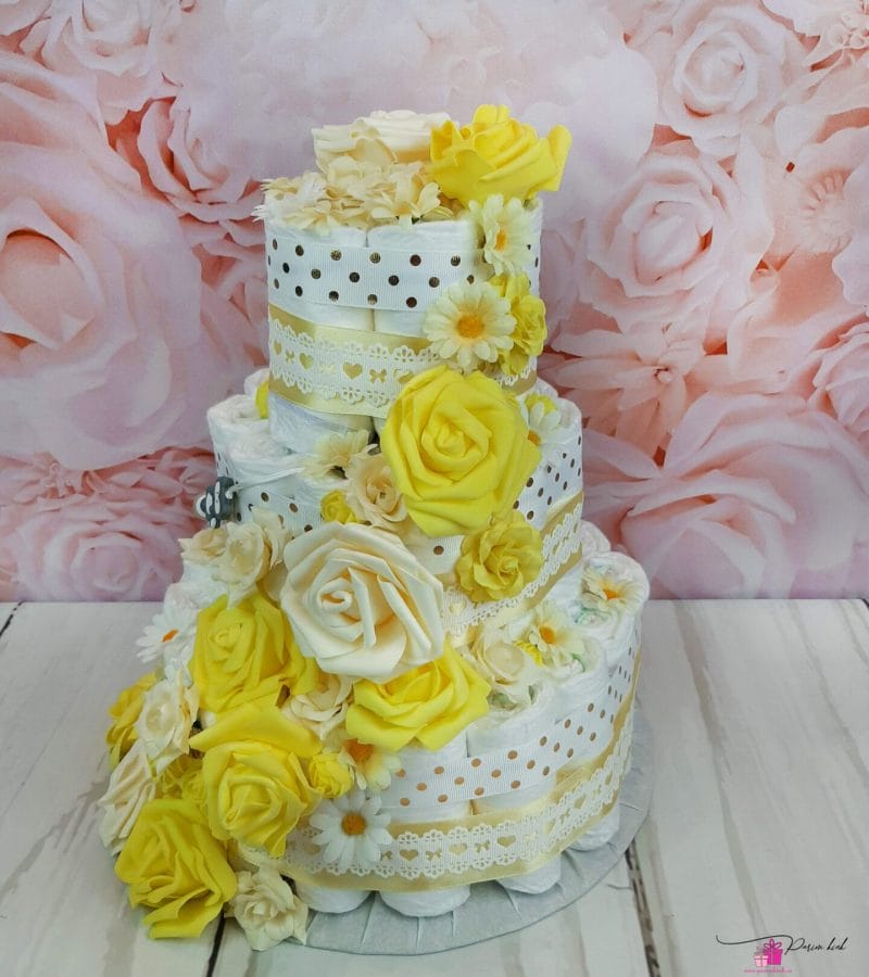 kollane mähkmetort lilledega 11