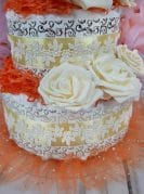 oranz ja kuldne mähkmetort lõviga 1