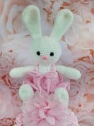 roosa mähkmetort amigurumi ja tutu seelikuga 1