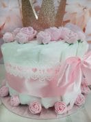 roosa pisike mähkmetort krooniga 2