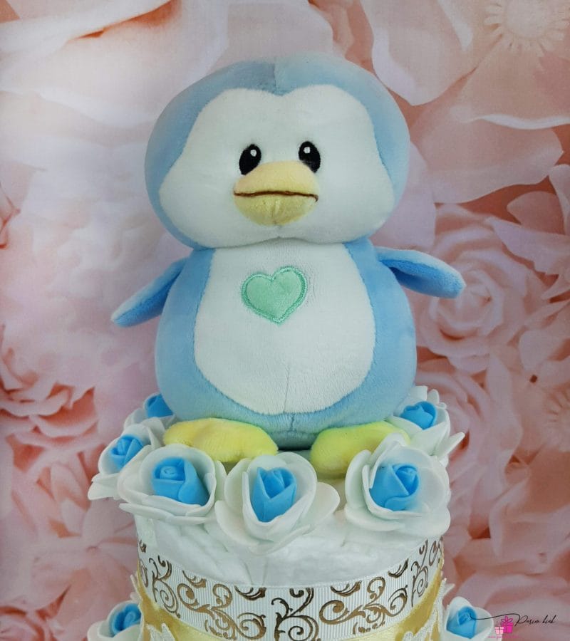 sinine mähkmetort pingviiniga 1 sinine mähkmetort pingviiniga 1