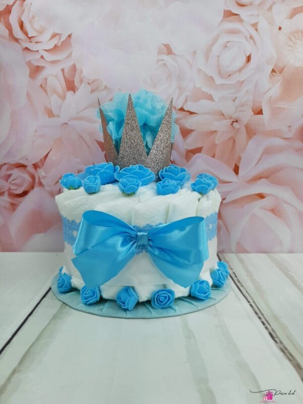 sinine pisike mähkmetort krooniga 1