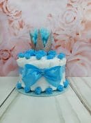 sinine pisike mähkmetort krooniga 1