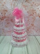 tumeroosa pakitud mähkmetort 1