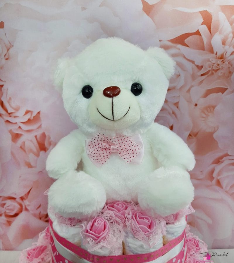 Roosa mähkmetort Valge Karuga 2 Roosa mähkmetort Valge Karuga 2