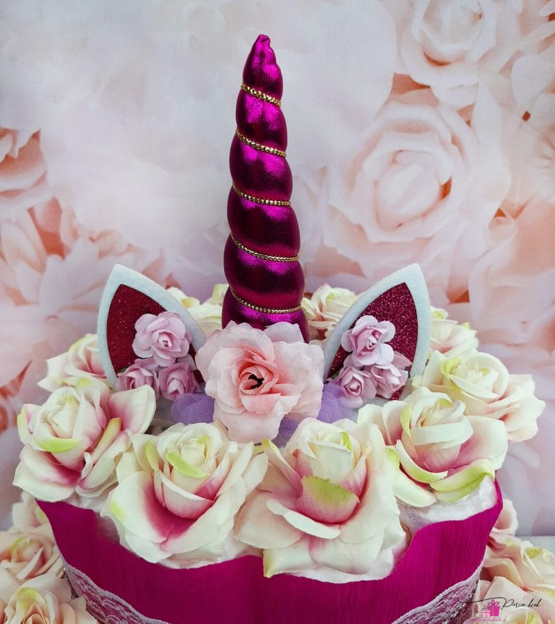 Tumeroosa Mähkmetort Ükssarvega 1 Tumeroosa Mähkmetort Ükssarvega 1