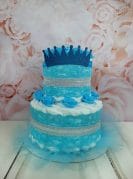 sinine mähkmetort krooniga 1