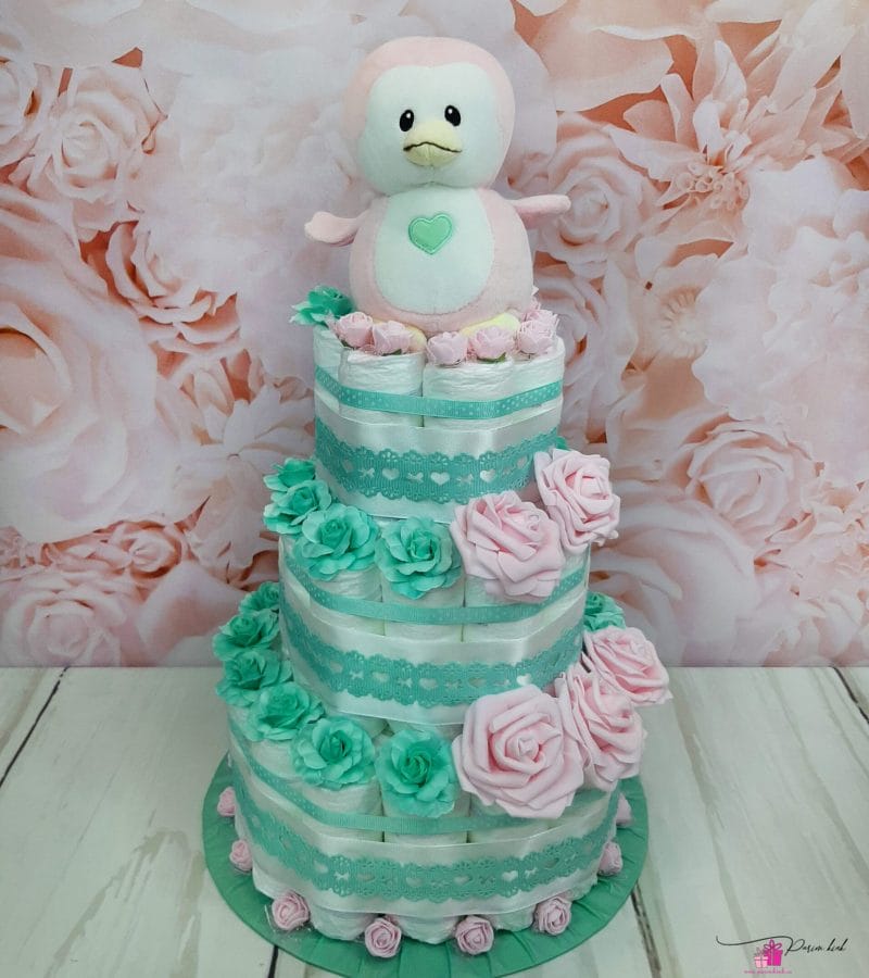 Mündiroheline mähkmetort pingviiniga Mündiroheline mähkmetort pingviiniga