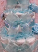 Sinine mähkmetort lipsudega 1