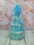 Sinine mähkmetort lipsudega 2