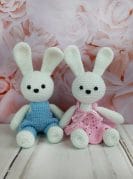 Amigurumi Jänesed Poiss ja Tüdruk 1