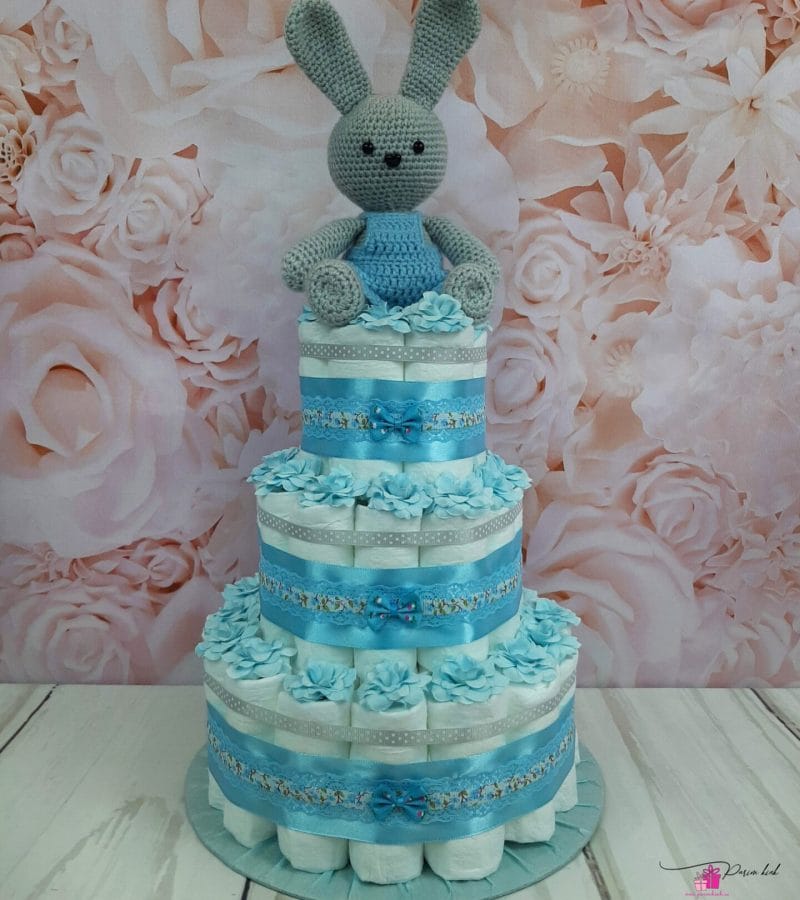 Hall Mähkmetort Amigurumi Jänesega