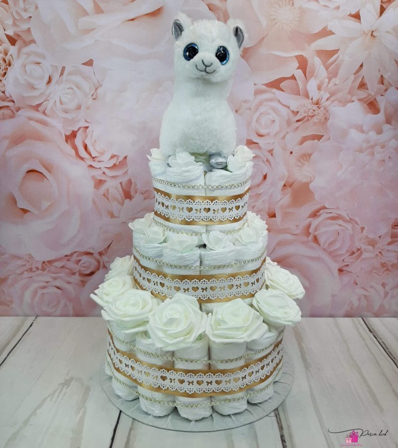 Kuldne mähkmetort alpakaga