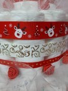 Punane Mähkmetort jõulusokkidega