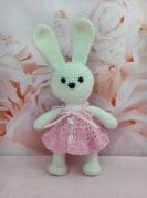 Roosa Amigurumi Jänes4