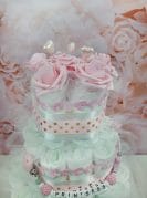 Roosa mähkmetort satsidega 6