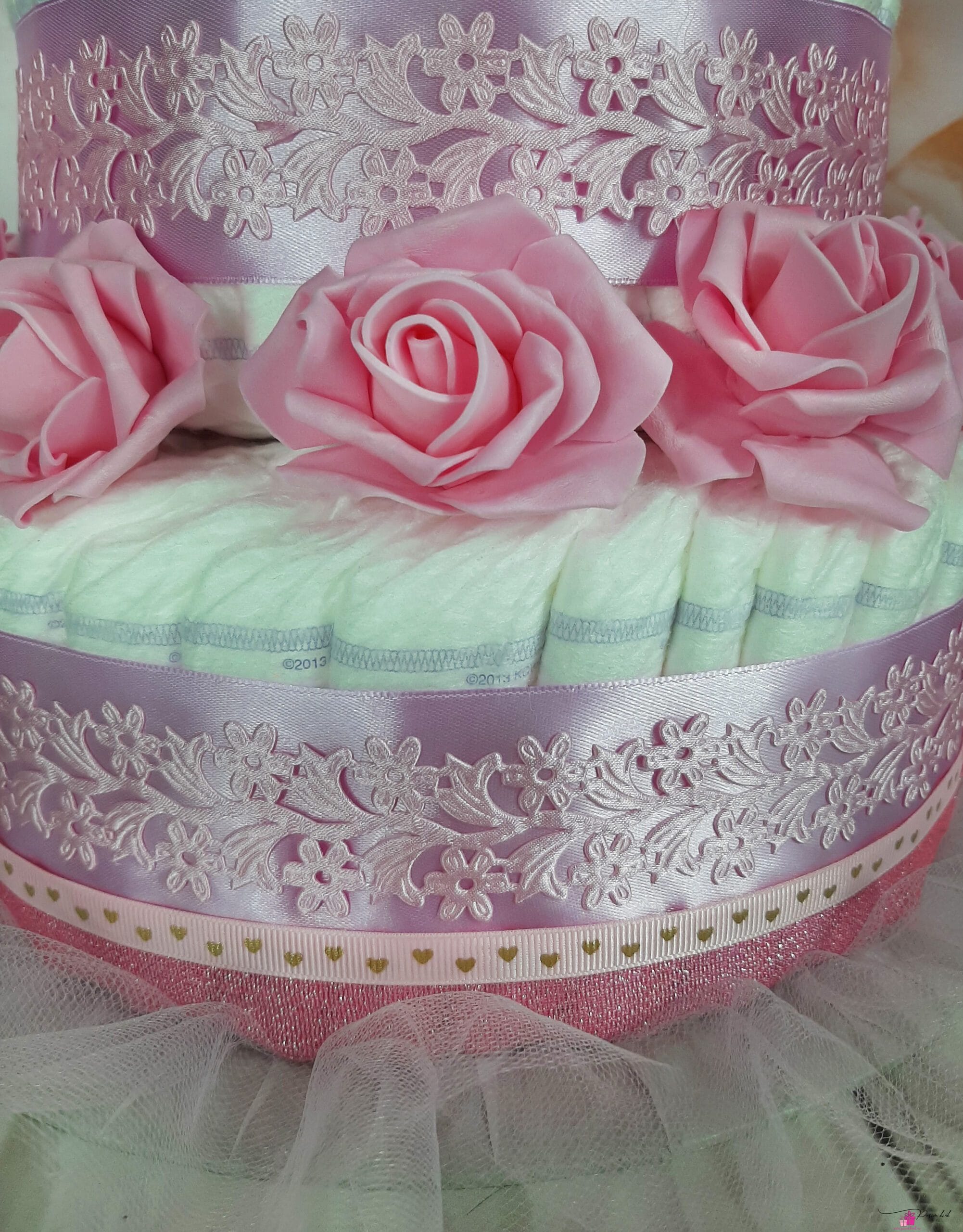 Roosa mähkmetort valgustusega 1