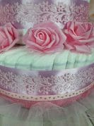 Roosa mähkmetort valgustusega 1